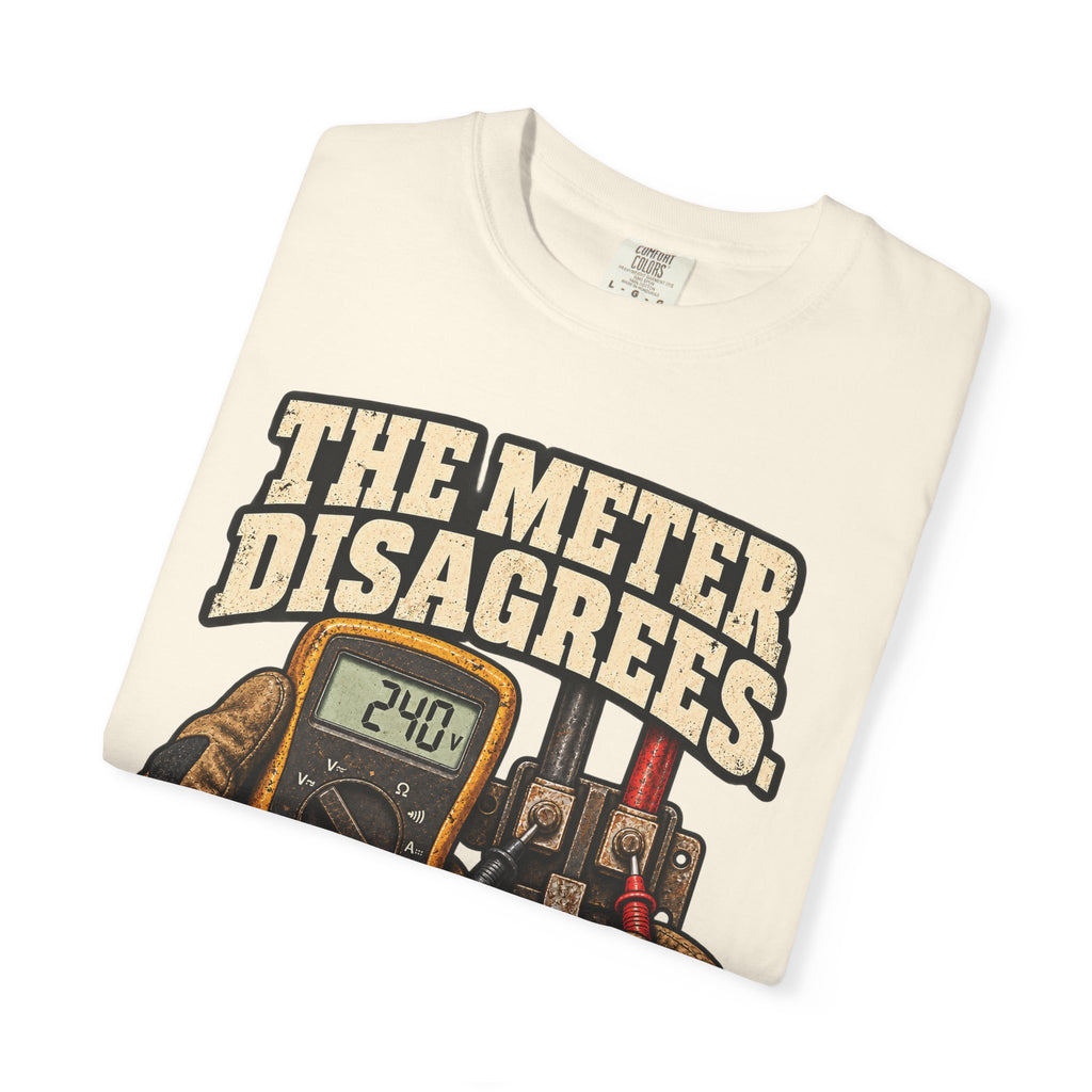 The Meter Disagrees | Vintage Electrician T-Shirt