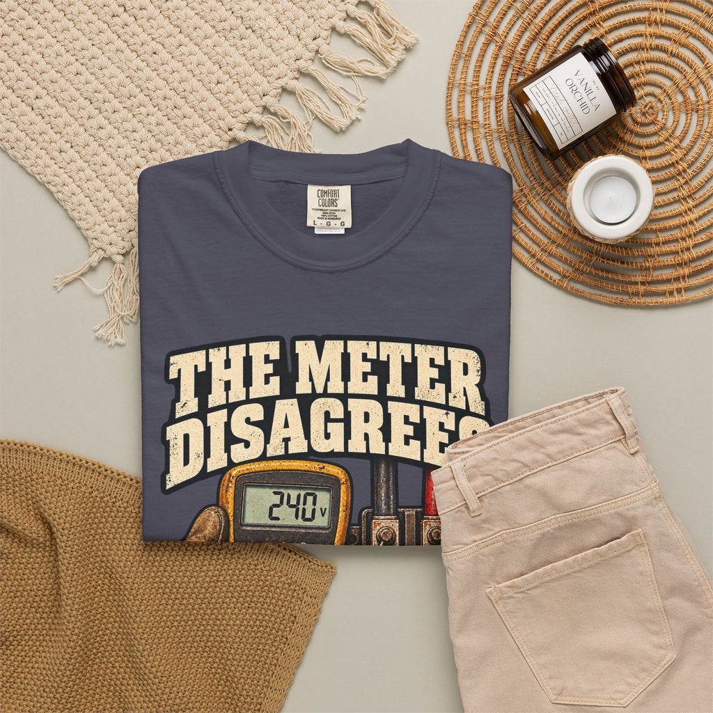 The Meter Disagrees | Vintage Electrician T-Shirt