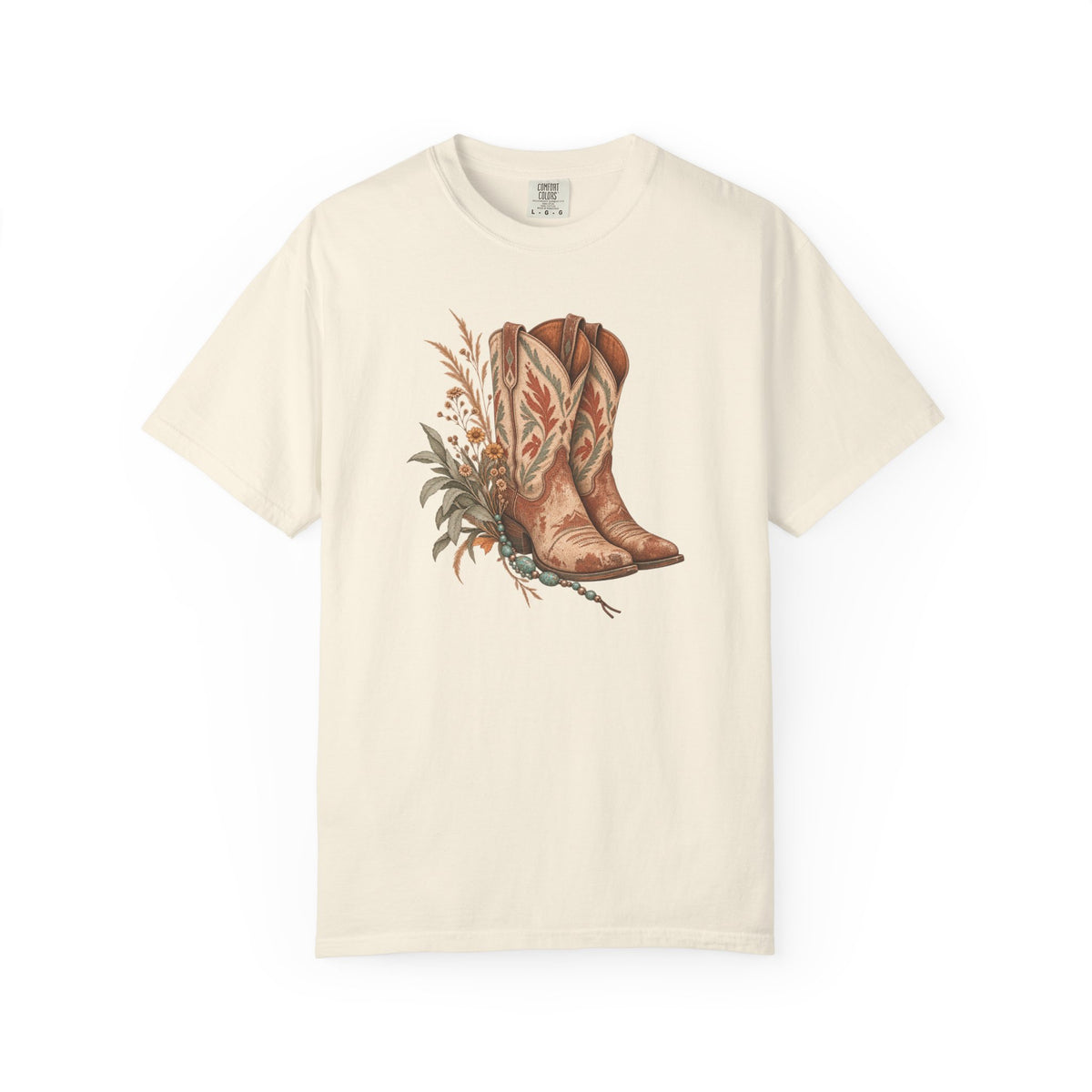 Desert Bloom Boots T-shirt