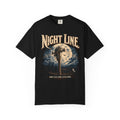 Night Line Lineman T-Shirt — Halloween Power Line Workwear Tee