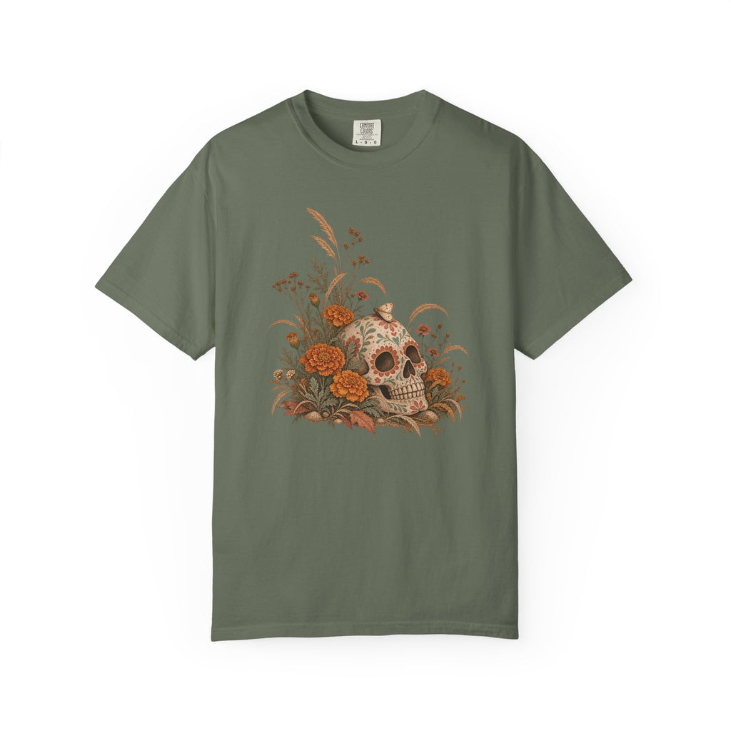 Floral Sugar Skull T-Shirt