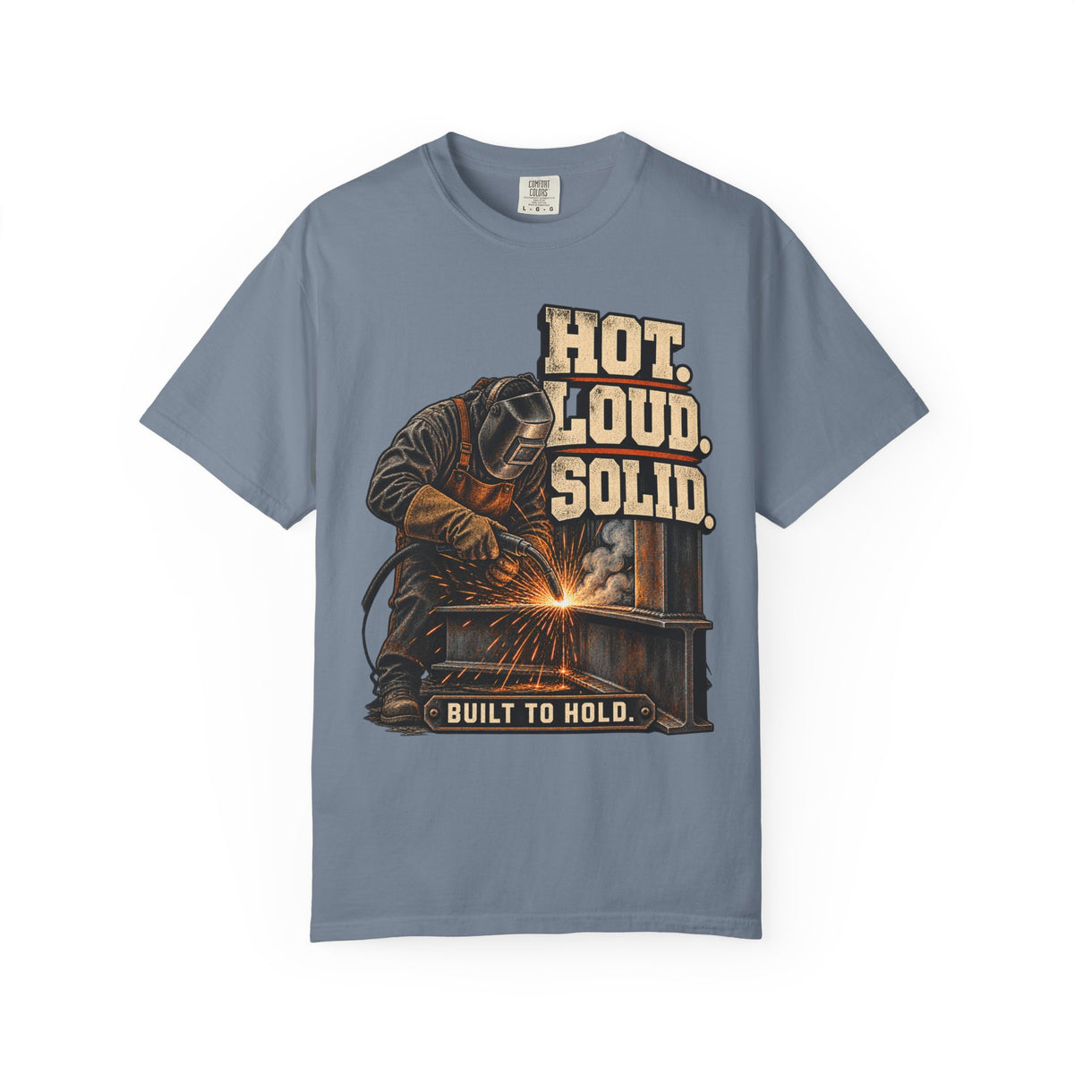 Hot Loud Solid | Vintage Welding T-Shirt