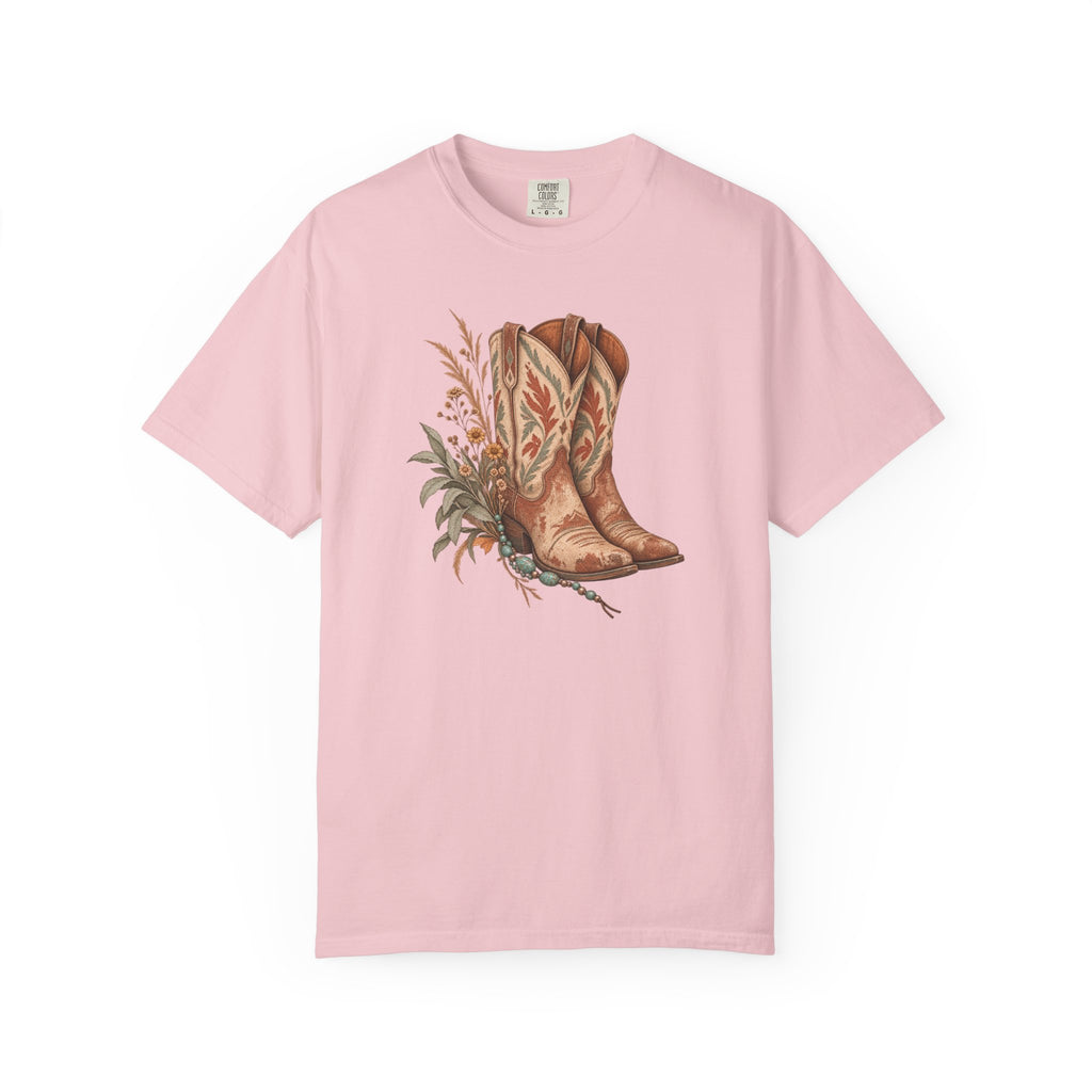Desert Bloom Boots T-shirt