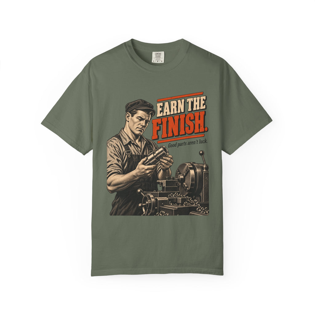 Earn The Finish | Vintage Machinist T-Shirt