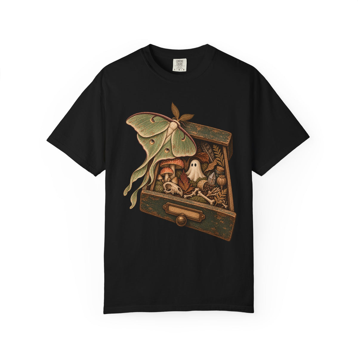 Mystical Mushroom Chest T-Shirt