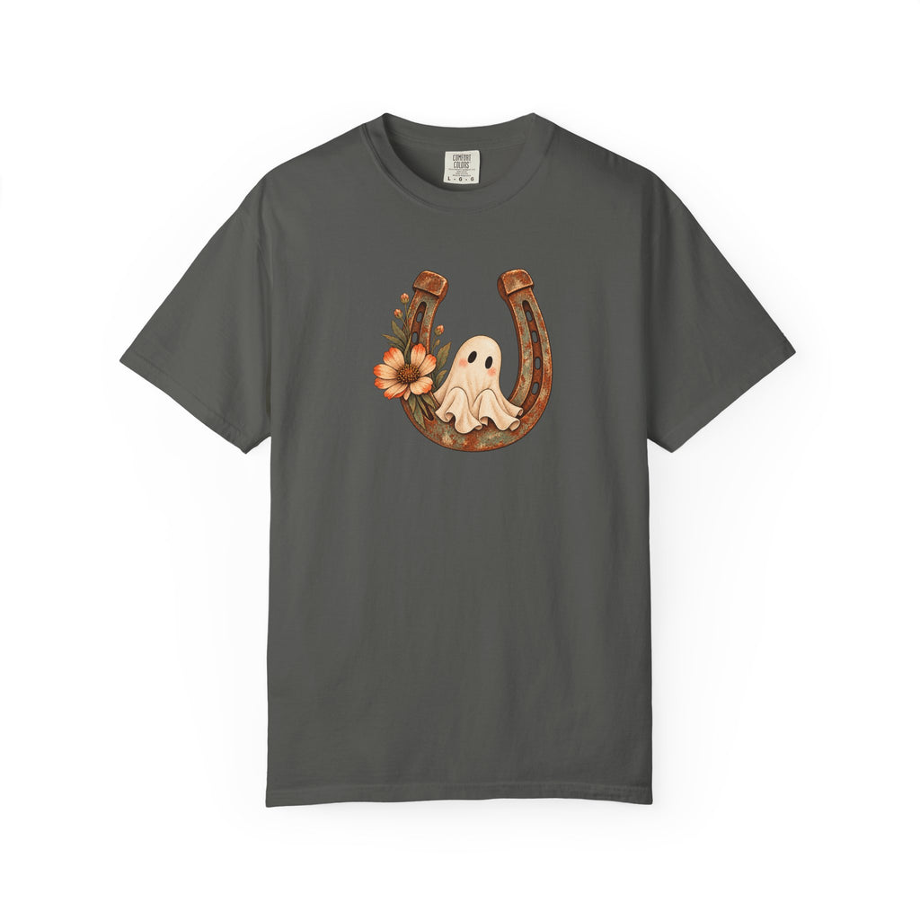 Lucky Little Ghost Horseshoe T-Shirt