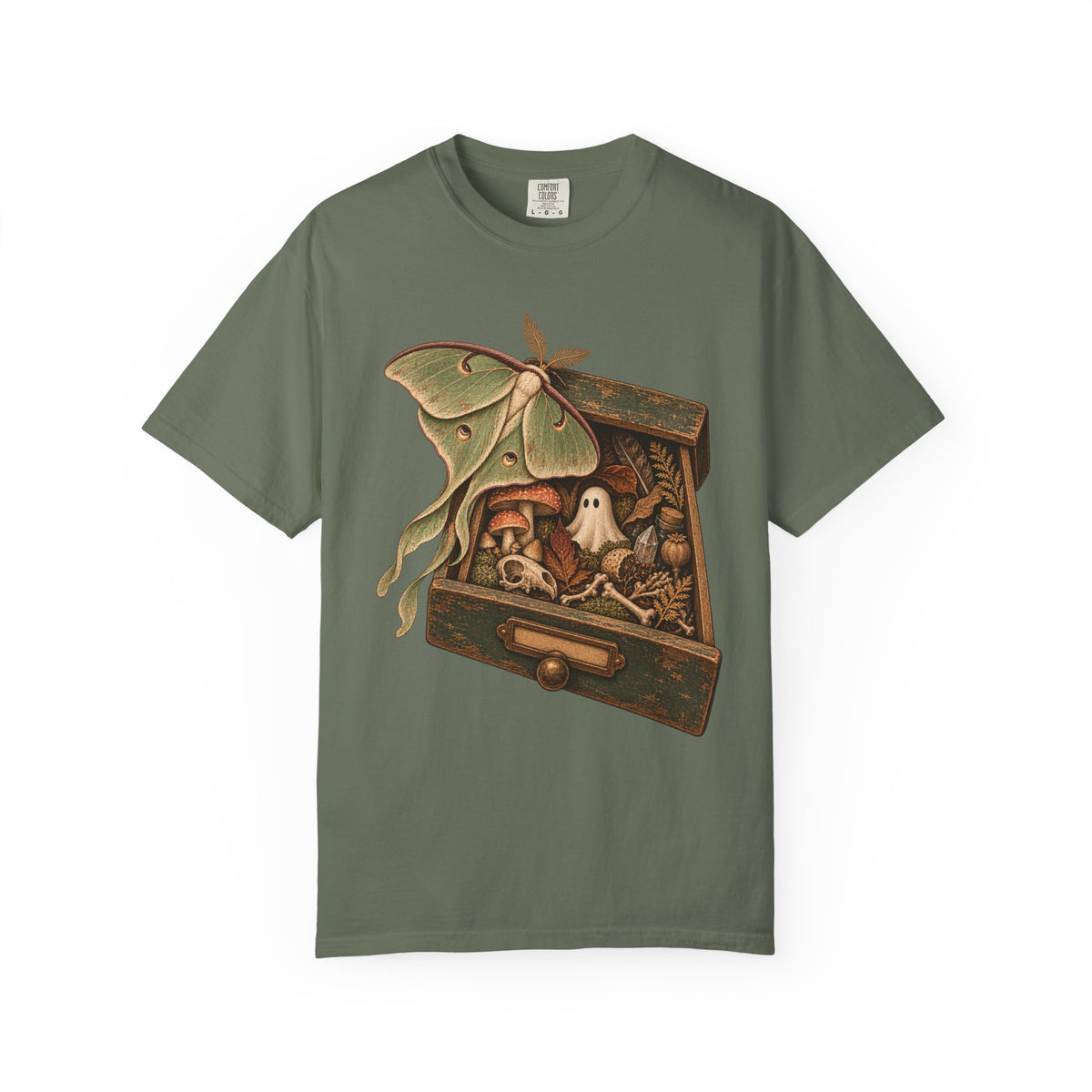 Mystical Mushroom Chest T-Shirt