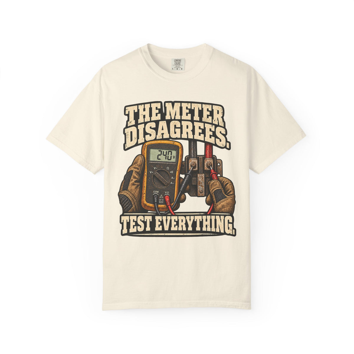 The Meter Disagrees | Vintage Electrician T-Shirt