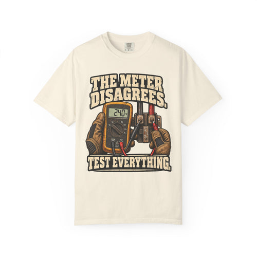 The Meter Disagrees | Vintage Electrician T-Shirt