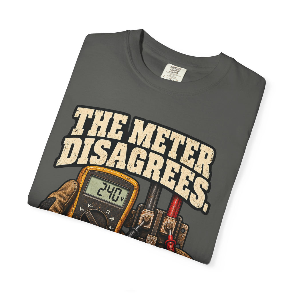 The Meter Disagrees | Vintage Electrician T-Shirt