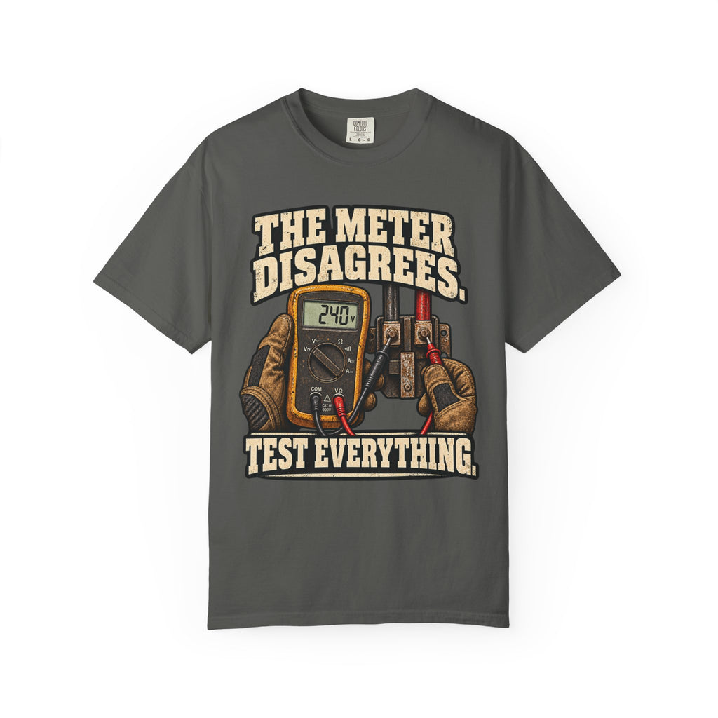 The Meter Disagrees | Vintage Electrician T-Shirt