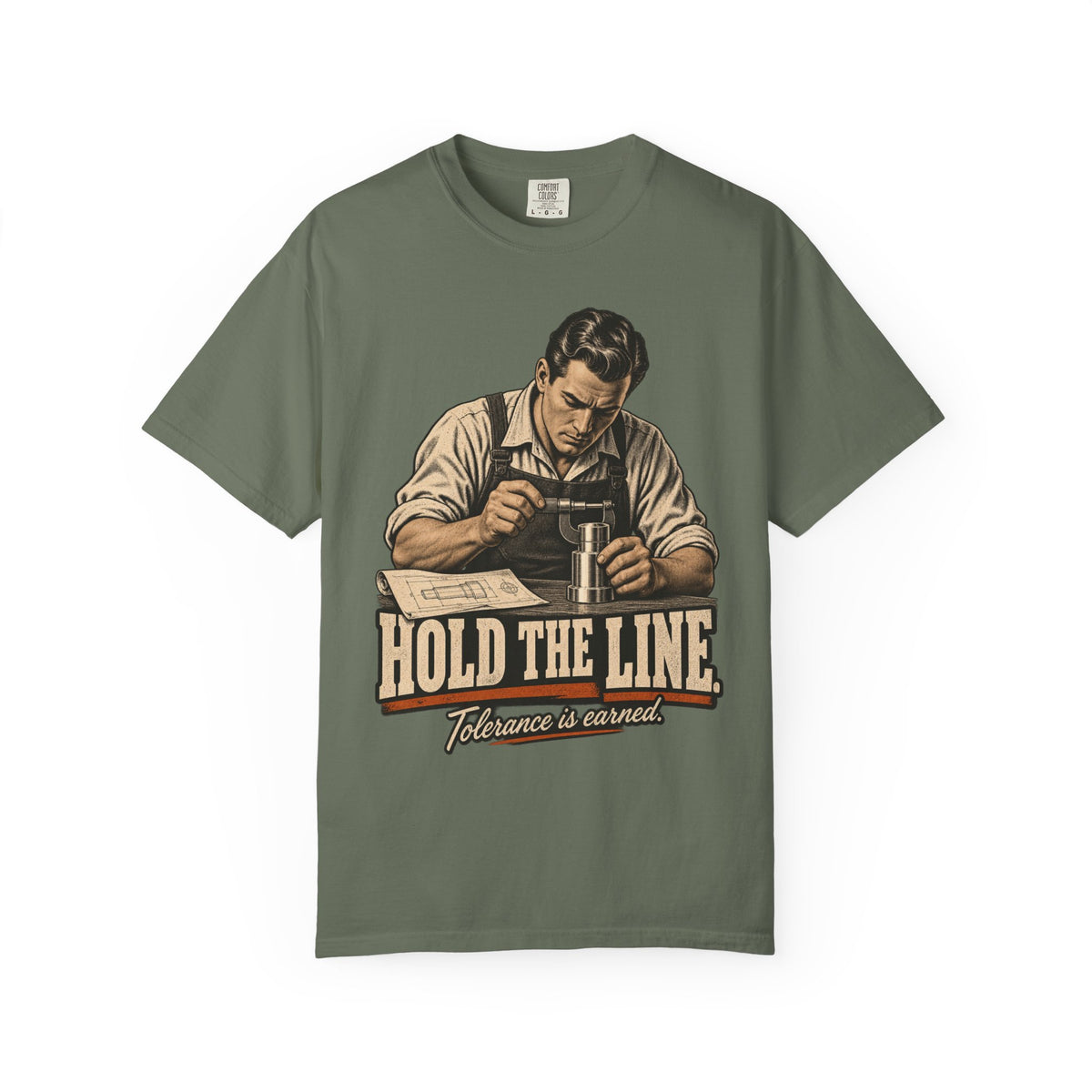 Hold the Line | Vintage Machinist T-Shirt