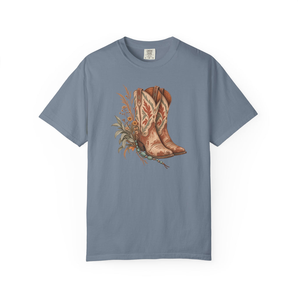 Desert Bloom Boots T-shirt